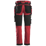 Pantalon Rouge en tissu extensible avec poches holster - AllroundWork 6241 - OFFICINA.shop