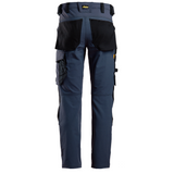 Pantalon Bleu foncé en tissu extensible - 6371 - OFFICINA.shop