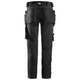 Pantalon Noir en tissu extensible avec poches holster - AllroundWork 6241 - OFFICINA.shop