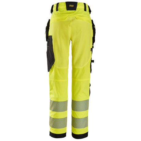 Pantalon de travail en tissu extensible avec poches holster haute visibilité, Classe 2 - 6943 - OFFICINA.shop