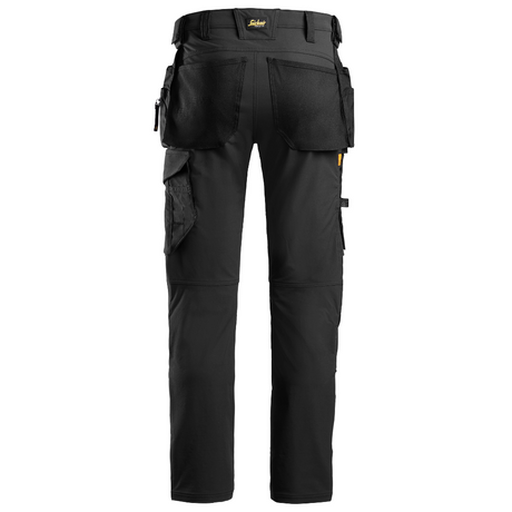 Pantalon Noir foncé en tissu extensible avec poches holster - AllroundWork 6271 - OFFICINA.shop