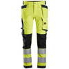 Pantalon en tissu extensible avec poches holster, haute visibilité, Classe 2 - AllroundWork 6243 - OFFICINA.shop