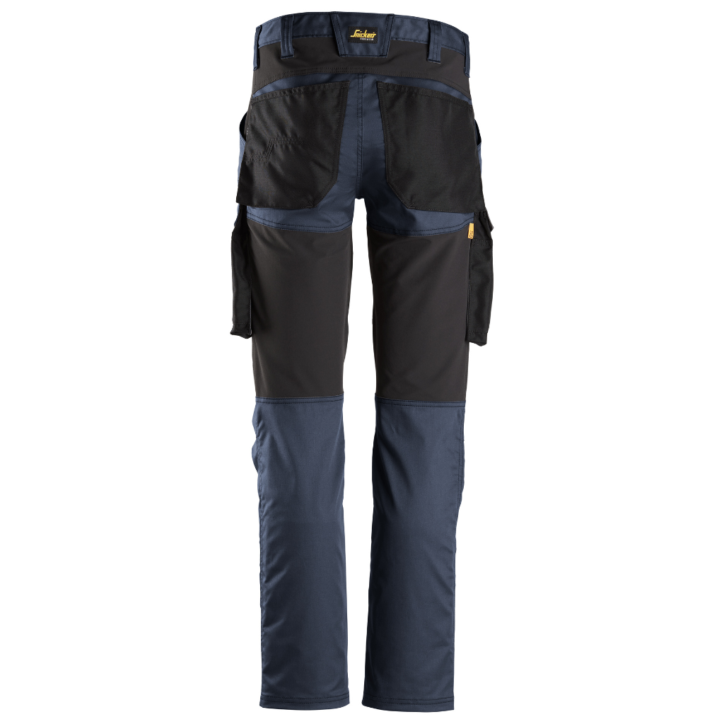 Pantalon Bleu foncé sans poches pour genouillères - AllroundWork 6803 - OFFICINA.shop