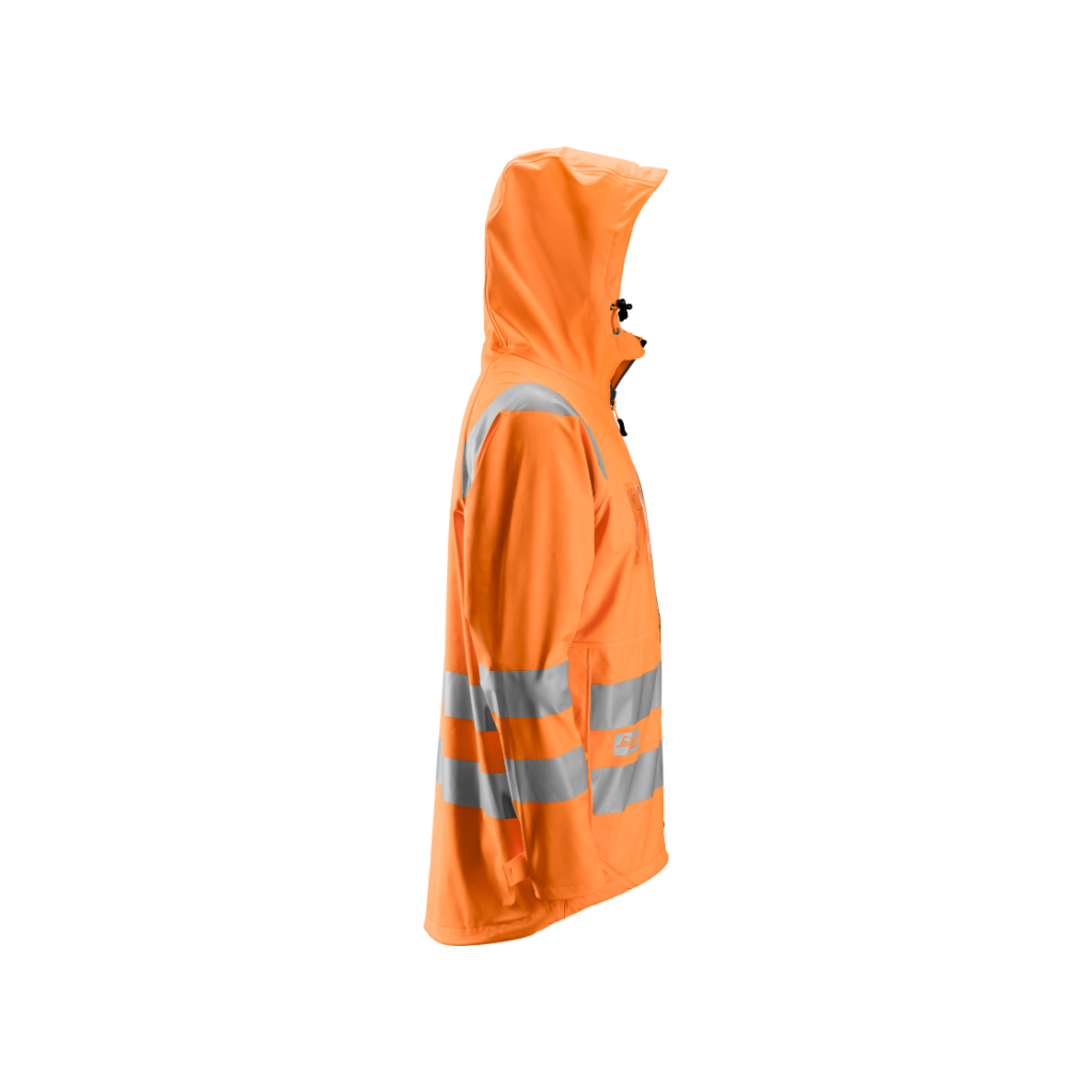 Veste de pluie PU haute visibilité, Classe 3 - 8233 - OFFICINA.shop