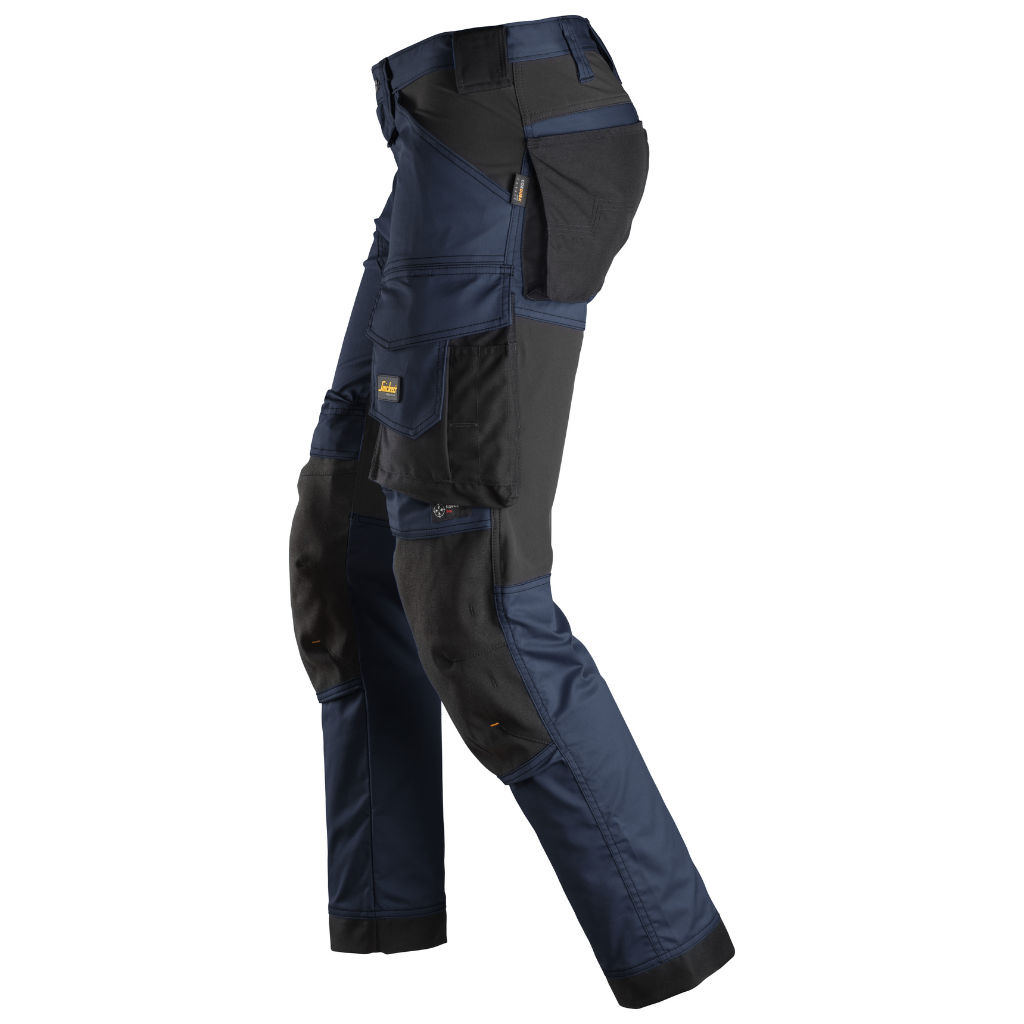 Pantalon Bleu foncé en tissu extensible - AllroundWork 6341 - OFFICINA.shop