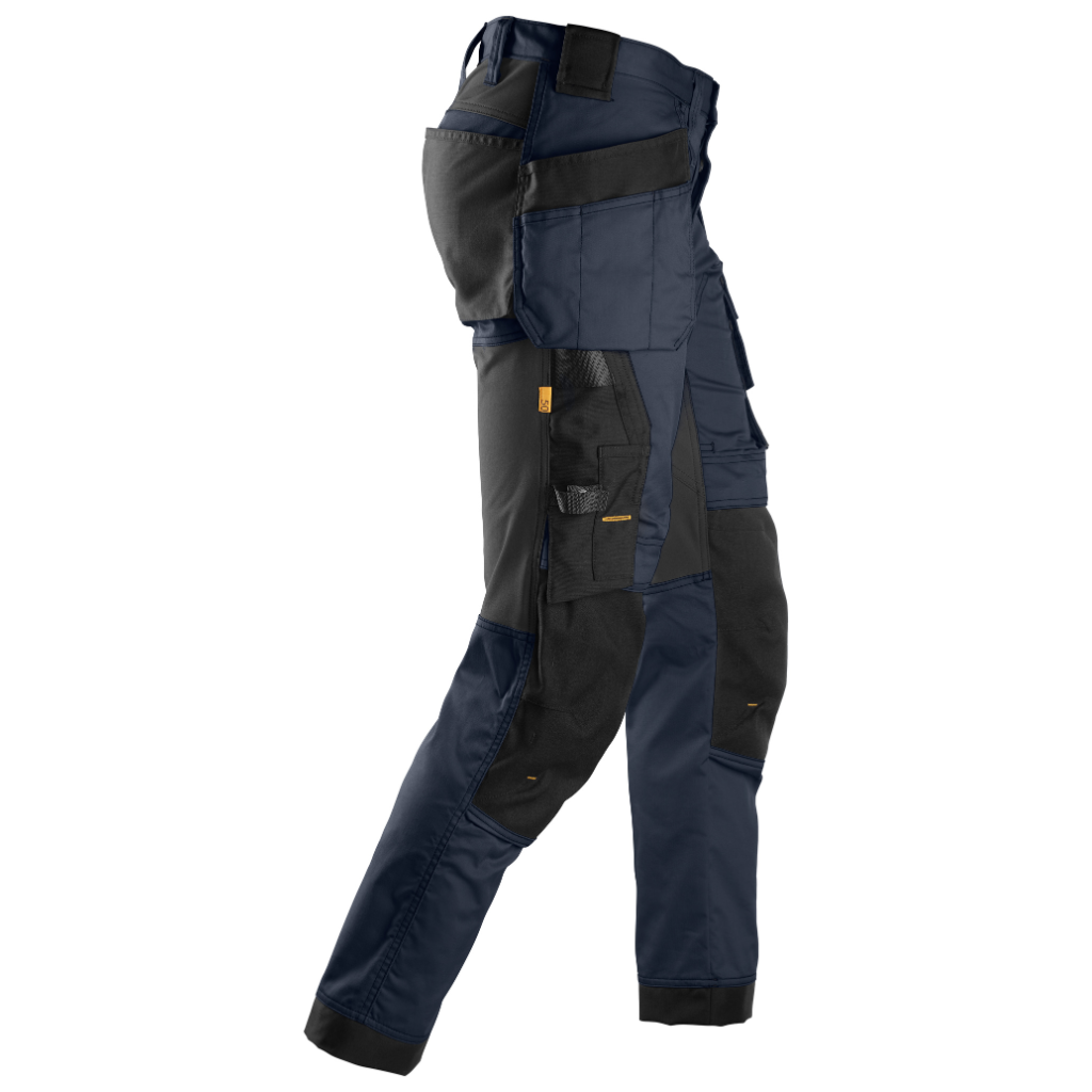 Pantalon Bleu foncé en tissu extensible avec poches holster - AllroundWork 6241 - OFFICINA.shop