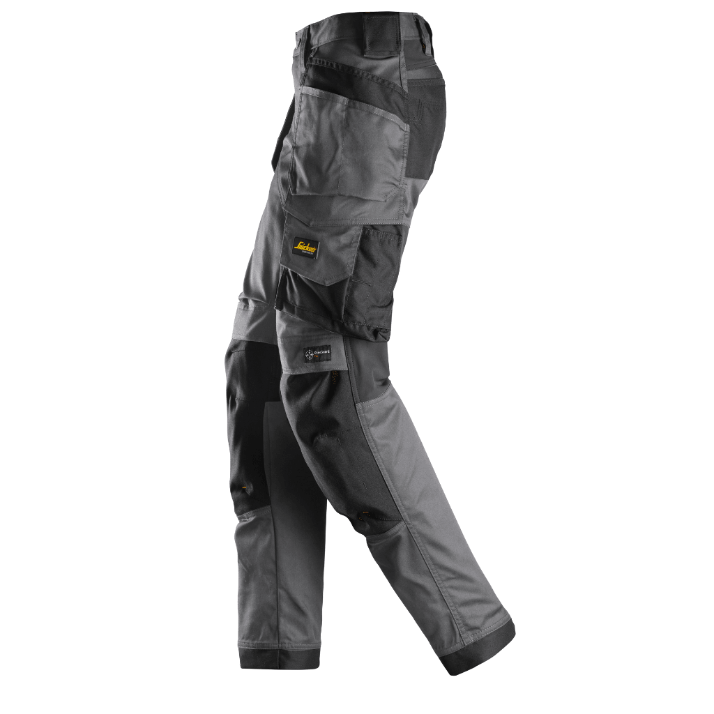 Pantalon Gris avec poches holster en tissu extensible pour femme - AllroundWork 6247 - OFFICINA.shop