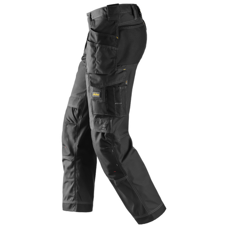 Pantalon d’artisan Noir avec poches holster, Rip-Stop - 3213 - OFFICINA.shop