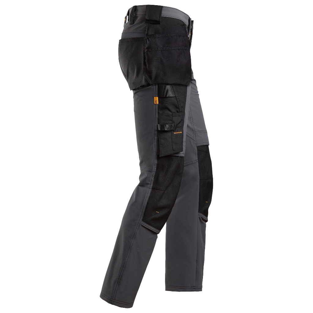 Pantalon Gris en tissu extensible avec poches holster - AllroundWork 6271 - OFFICINA.shop