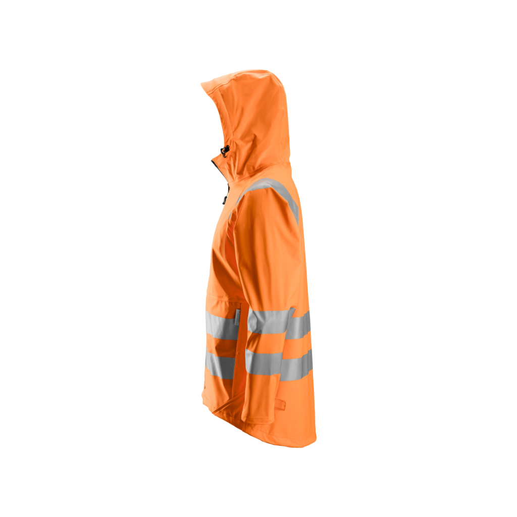 Veste de pluie PU haute visibilité, Classe 3 - 8233 - OFFICINA.shop