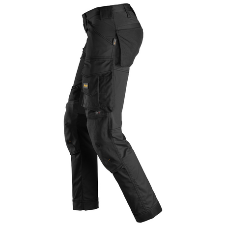 Pantalon Noir en tissu extensible - AllroundWork 6341 - OFFICINA.shop