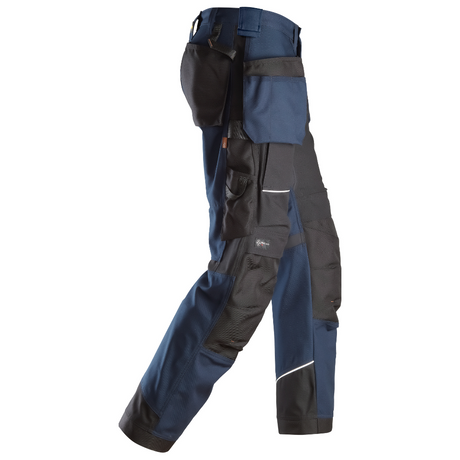 Pantalon Bleu foncé de travail avec poches holster, Canvas+ RuffWork 6214 - OFFICINA.shop