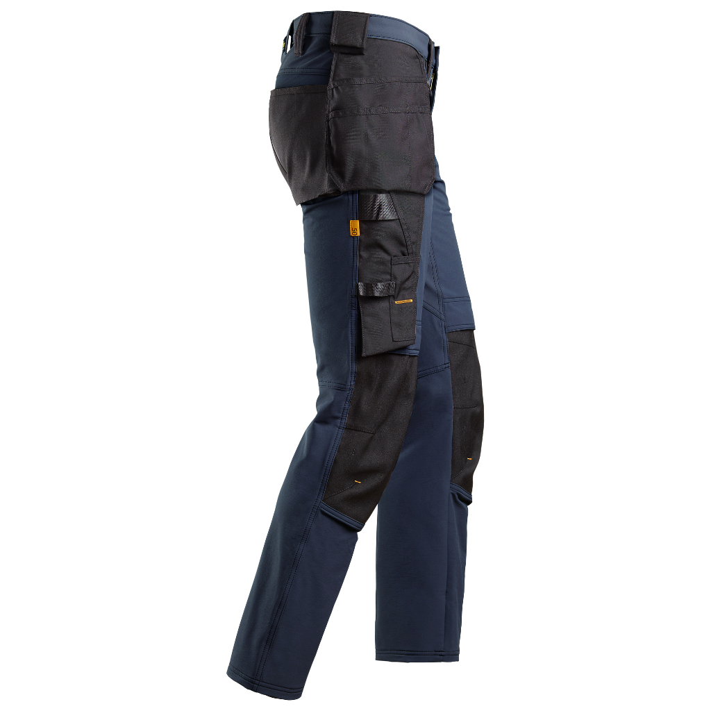 Pantalon Bleu foncé en tissu extensible avec poches holster - AllroundWork 6271 - OFFICINA.shop