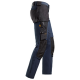 Pantalon Bleu foncé en tissu extensible avec poches holster - AllroundWork 6271 - OFFICINA.shop