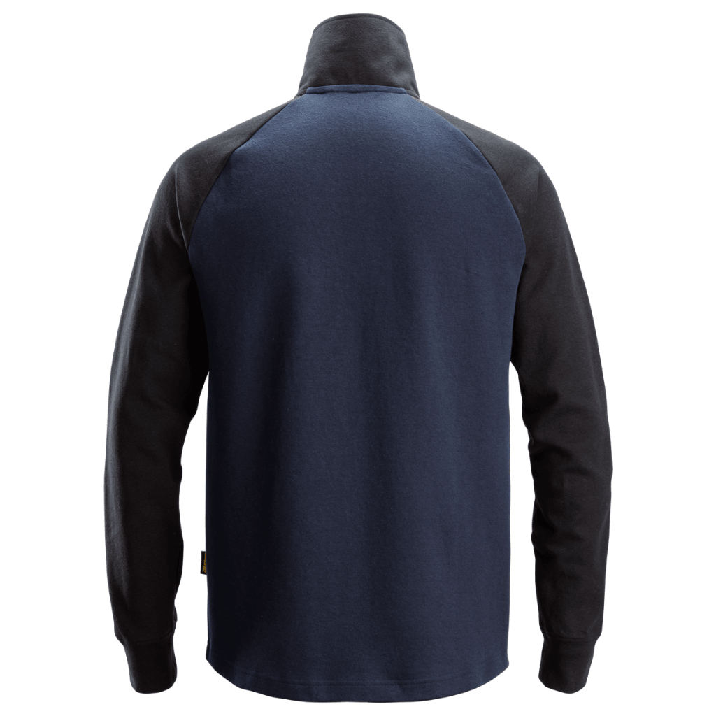 Sweat-shirt bicolore demi-zippé - 2841 - OFFICINA.shop