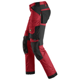 Pantalon Rouge en tissu extensible - AllroundWork 6341 - OFFICINA.shop