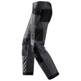Pantalon d’artisan Gris foncé avec poches holster, Rip-Stop - 3213 - OFFICINA.shop
