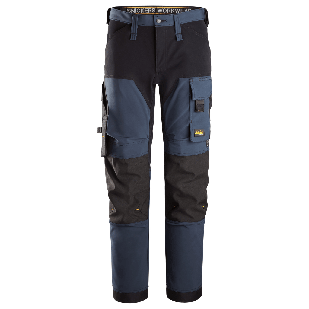 Pantalon Bleu en tissu extensible dans 4 directions - AllroundWork 6375 - OFFICINA.shop