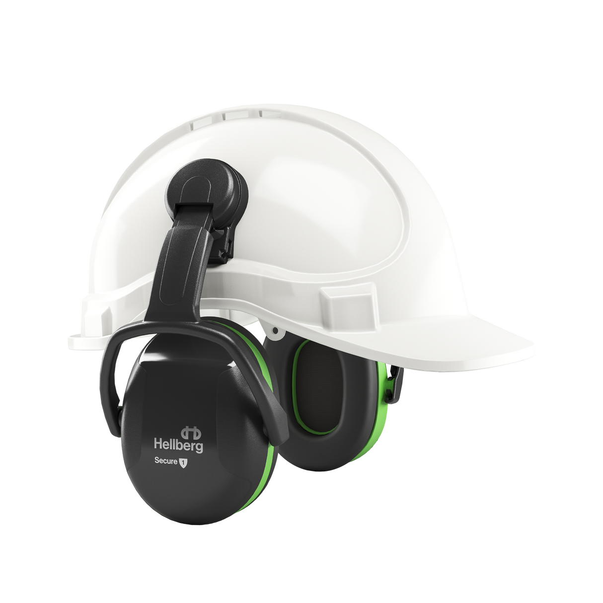 Casque anti-bruit Hellberg avec fixation de casque Secure 1 - OFFICINA.shop