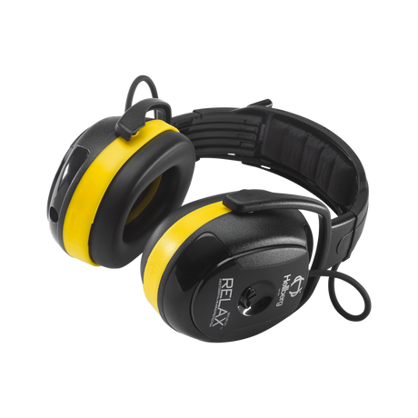 Kopfhörer mit Geräuschunterdrückung und Hellberg Relax-Radio mit Kopfbügel – 45002-001 