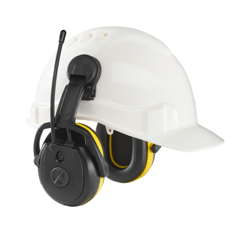 Casque anti-bruit avec radio Hellberg Relax monté sur casque - 45102-001 - OFFICINA.shop