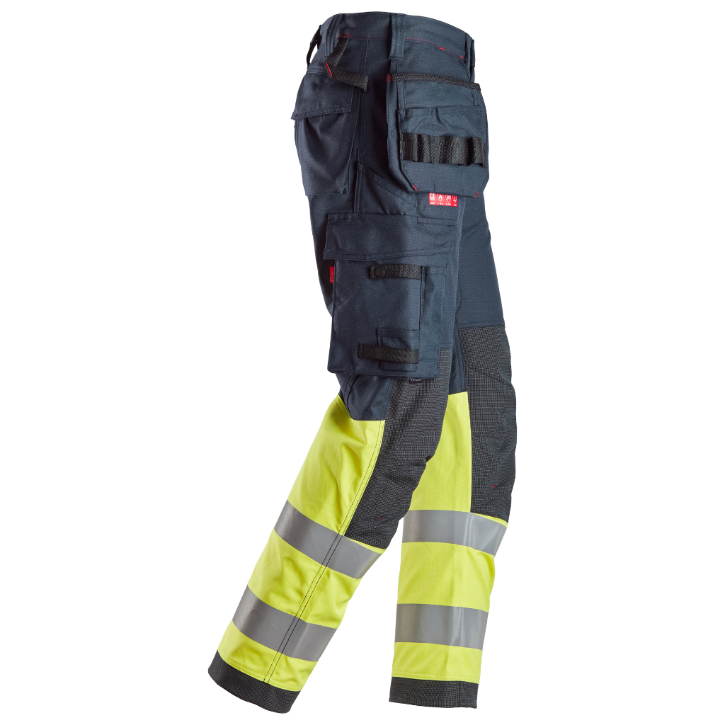 Pantalon de travail avec poches holster, haute visibilité, Classe 1 - 6263 ProtecWork - OFFICINA.shop