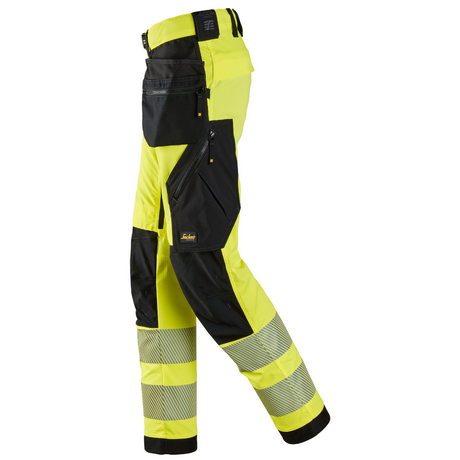 Pantalon de travail en tissu extensible avec poches holster haute visibilité, Classe 2 - 6943 - OFFICINA.shop