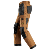 Pantalon Brun de travail avec poches holster, Canvas+ 6224 - OFFICINA.shop