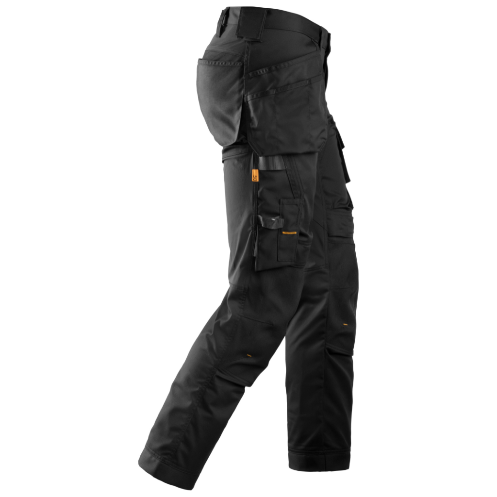 Pantalon Noir en tissu extensible avec poches holster - AllroundWork 6241 - OFFICINA.shop