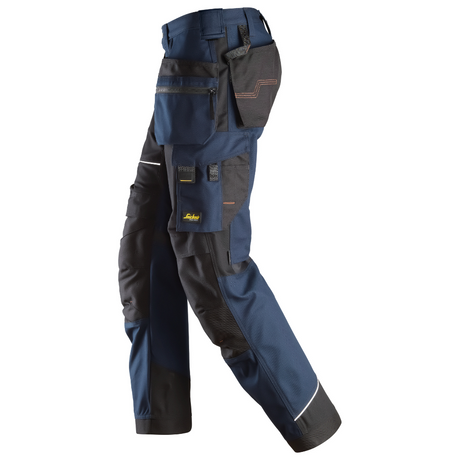 Pantalon Bleu foncé de travail avec poches holster, Canvas+ RuffWork 6214 - OFFICINA.shop