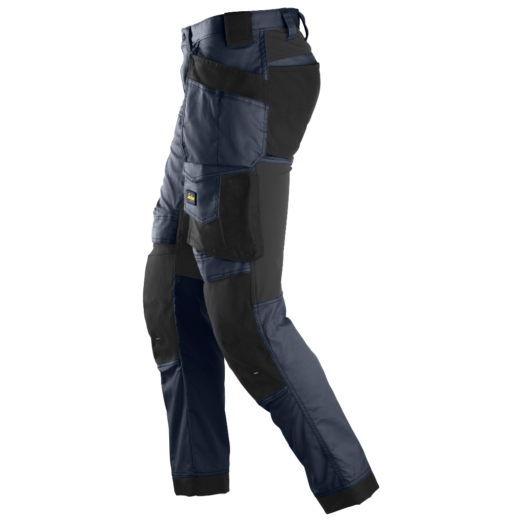 Pantalon Bleu foncé en tissu extensible avec poches holster - AllroundWork 6241 - OFFICINA.shop