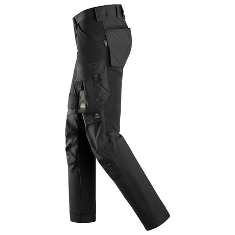 Pantalon Noir en tissu extensible dans 4 directions - AllroundWork 6375 - OFFICINA.shop