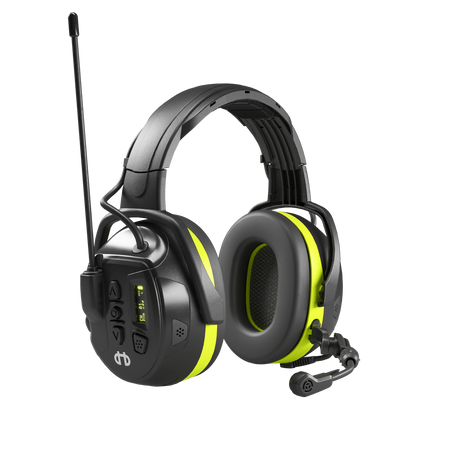 Casque protecteur auditif avec radio de communication Local 446 HELLBERG 85001-001 - OFFICINA.shop