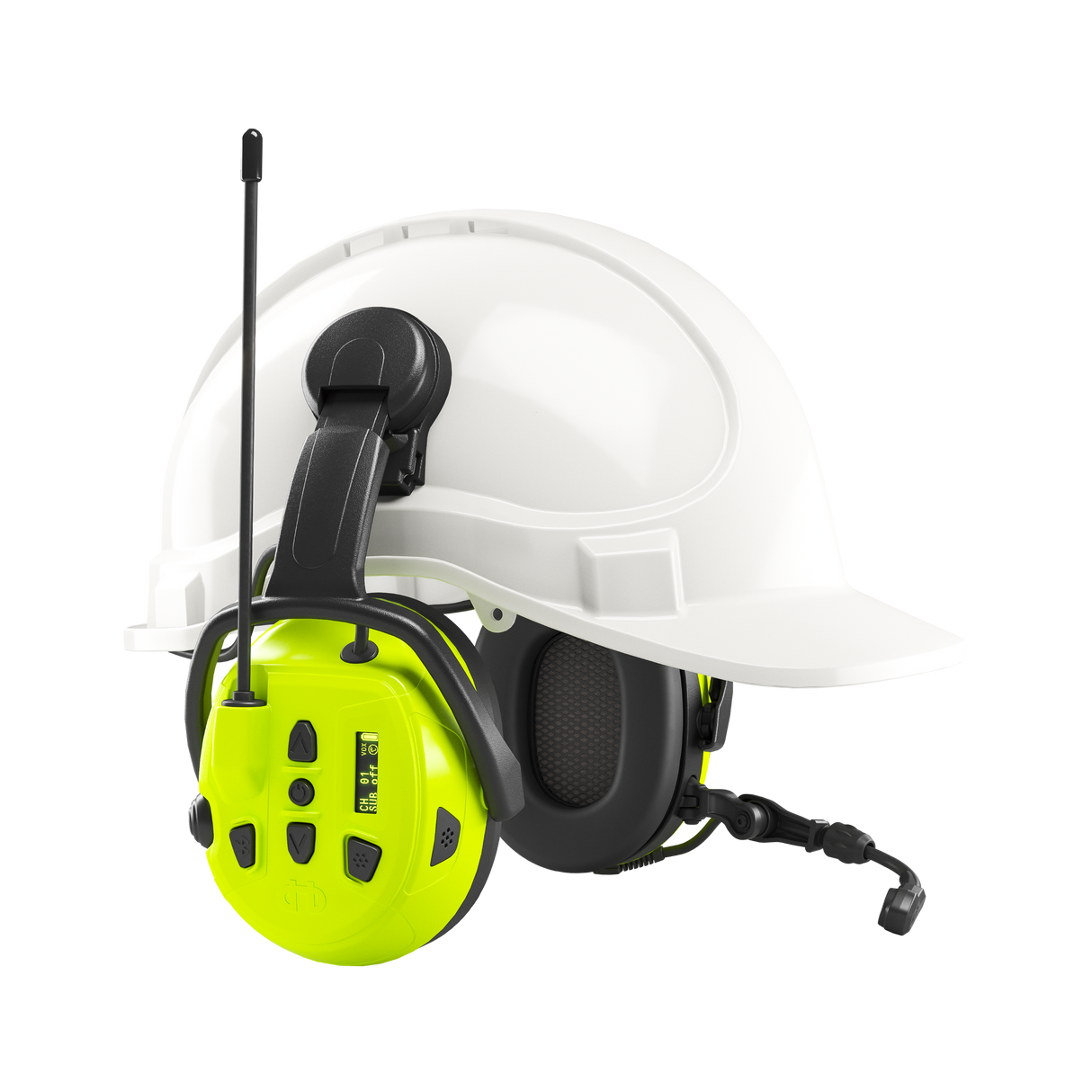 Casque anti-bruit avec fixation de casque actif Hellberg Local 446 - OFFICINA.shop