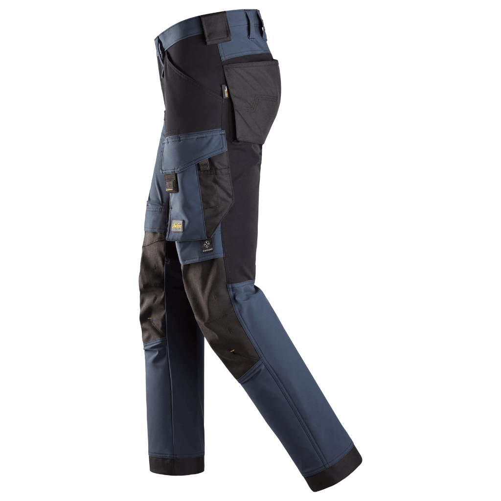 Pantalon Bleu en tissu extensible dans 4 directions - AllroundWork 6375 - OFFICINA.shop