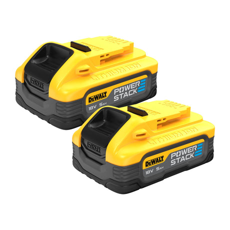 DeWalt DCBP518H2 kit 2 batteries POWERSTACK 5Ah