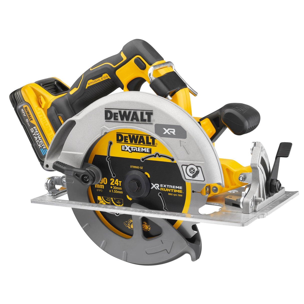 DeWalt DCS573H2T scie circulaire 18V POWERSTACK