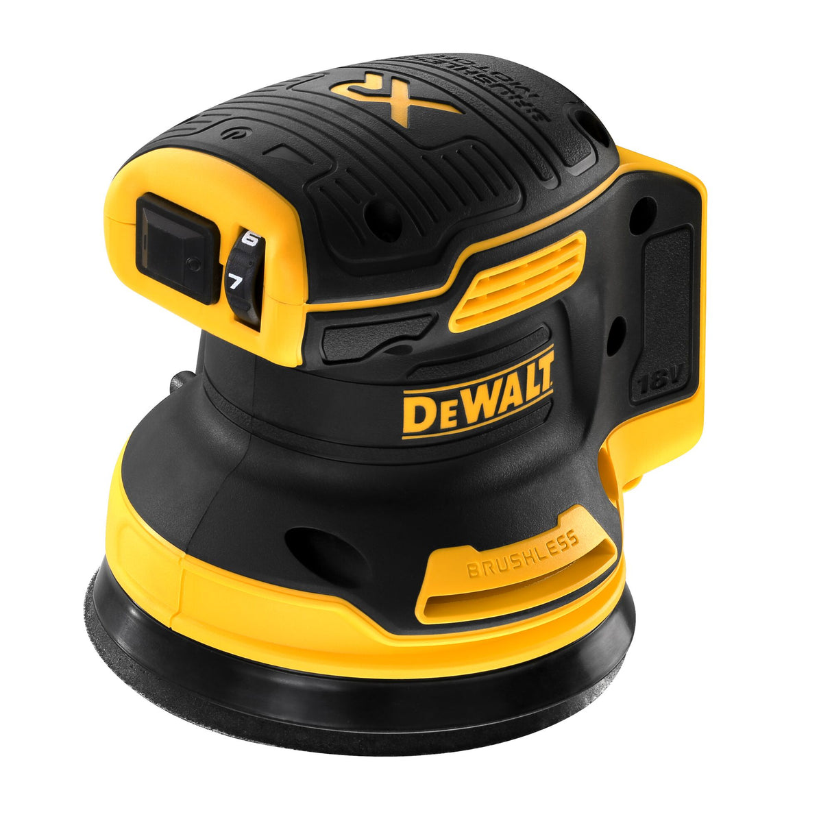 Meuleuse excentrique sans fil 18V 125mm (version nue) — DeWalt DCW210NT