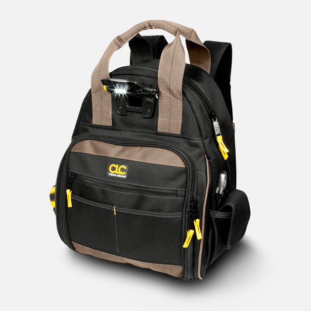 Sac à dos pour outils CLC, avec éclairage LED - OFFICINA.shop